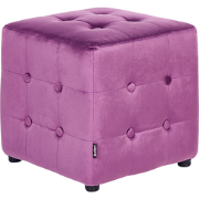 WISCONSIN - Poef - Paars - 36 cm - Fluweel