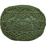 AADHI - Buitenpoef - Groen - 50 x 50 cm - Synthetisch materiaal