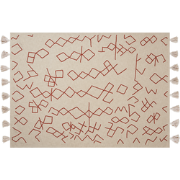 BHIWANI - Plaid - Beige - 130 x 180 cm - Katoen