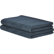 MITIARO - Handdoek set van 2 - Donkerblauw - Katoen