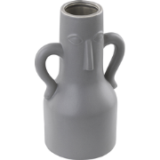 TRIPOLI - Bloemenvaas - Grijs - Keramiek