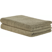 MITIARO - Handdoek set van 2 - Olijfgroen - Katoen