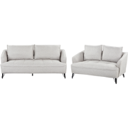 HOBRO - Bankenset - Lichtgrijs - Stof