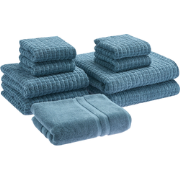 ATAI - 9-delige handdoekset - Blauw - Katoen