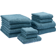 ATAI - 11-delige handdoekset - Blauw - Katoen