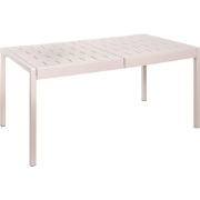 BARTICA - Tuintafel - Beige - 154 x 84 cm - Synthetisch materiaal