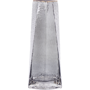 LILAIA - Decoratieve vaas - Grijs - Glas