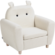 MARIBO - Kinderfauteuil - Lichtbeige - Linnen