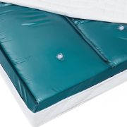 DUAL MITTEL - Waterbedmatras medium - Blauw  - 180 x 200 cm  - Vinyl