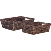 PANDZ - Manden set van 2 - Donkerbruin - Waterhyacinth