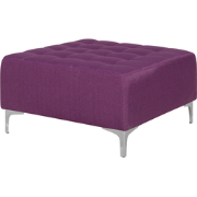 ABERDEEN II - Ottomaan - Paars - Polyester