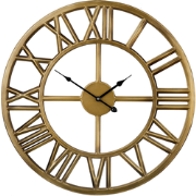 NOTTWIL  - Wandklok - Goud  - IJzer