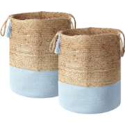 GAJAR - Manden set van 2 - Lichtblauw - Jute