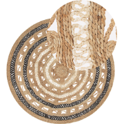 GOYNE  - Vloerkleed - Beige - 140 cm - Jute