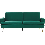 VETTRE  - Slaapbank - Donkergroen - Fluweel