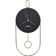 SIERRE - Wandklok - Zwart - MDF