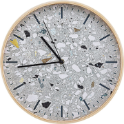 GORDOLA  - Wandklok - Lichtgrijs - MDF