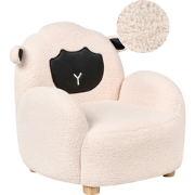 ULA - Kinderfauteuil - Off-white - Bouclé