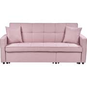 GLOMMA - Slaapbank 3-zits - Pastelroze - Polyester