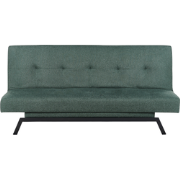 LEEDS  - Slaapbank 3-zits - Donkergroen - Polyester