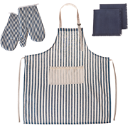 CUCUMIS - Keukentextiel set - Blauw - Polyester