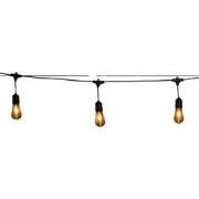 10led retro party light rubber 5m met 3m aanloopsnoer