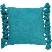 RUBY - kussenhoes 45x45 cm - 100% katoen - met flosjes - Aquarelle - b...