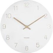 Wall Clock Charm Engraved Numbers Small