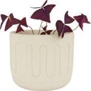 QUVIO Bloempot - Drips - Beton - Beige