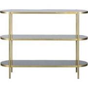 BePureHome Smokey Sidetable Metaal/glas Antique Brass