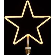 LED RETRO STER VORM 234X280MM 7W-1800K / E27 FITTING DIMBAAR
