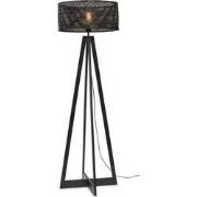 Vloerlamp Java - Bamboe Zwart - 50x50x145cm
