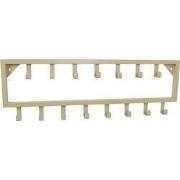 LOFT42 Bono Kapstok – Beige – Metaal – 15 haken - 80x26x4