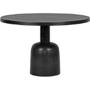 LABEL51 Salontafel Wink - Zwart - Metaal - 70 cm - Rond