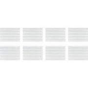 Krumble Theedoek met streeppatroon - Wit - Set van 8