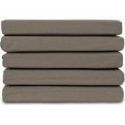 Ten Cate Katoensatijnen Hoeslaken - 90x220 - Taupe