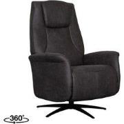 LABEL51 Fauteuil Stockholm - Antraciet - Micro Suede - One Size
