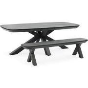 Sens-Line - Bradford Tuinbank - 182cm - Kunststof Grijs