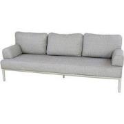 Keystone lounge 3-zitsbank sunny creme