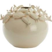 Light & Living - Vaas FISH - Ø41.5x32cm - Wit