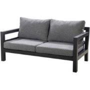 Midori sofa 2 seater alu black/panther black