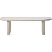 Eettafel Deens Ovaal 300cm - Beige Betonlook - Maya