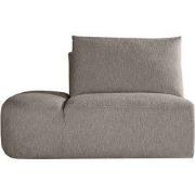 LABEL51 Bank Rocca - Taupe - Canyon - Ottomane Links Voorstaand