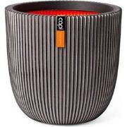 Pot bol Groove NL 54x52 antraciet bloempot