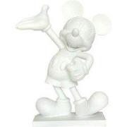 Tuinbeeld polyresin 3D Mickey wit 45 cm