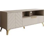 Meubella - TV-Meubel Xiano - Beige - 153 cm