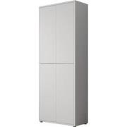 Meubella - Schoenenkast Amber - Lichtgrijs - 75 cm