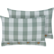 TAMNINE - Sierkussen set van 2 - Mintgroen - 40 x 60 cm - Polyester