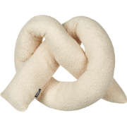 GLADIOLUS - Knoopkussen - Beige - Teddystof