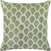 RUNGIA  - Sierkussen - Groen - 45 x 45 cm - Fluweel